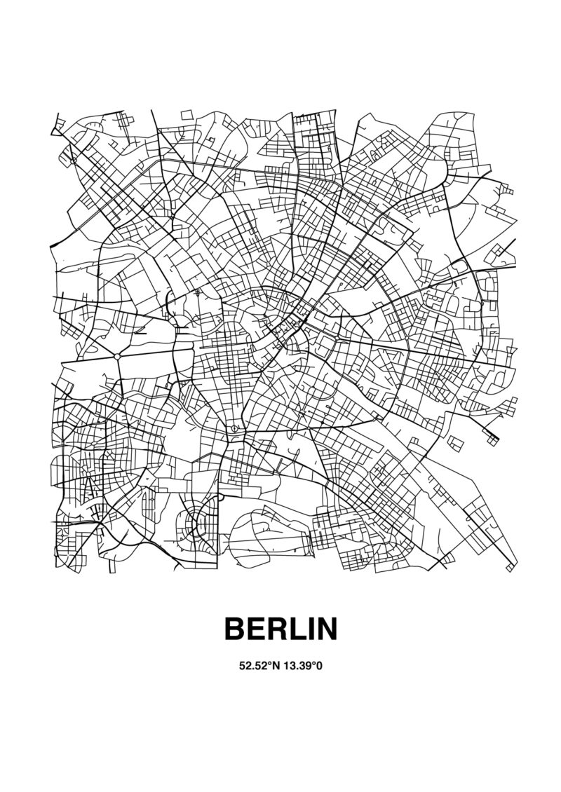Berlin-Map-Poster