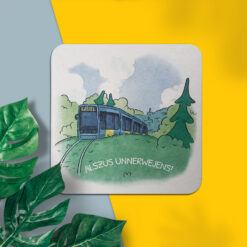 bierdeckel-postkarte-tram-straßenbahn-geschenk-kassel